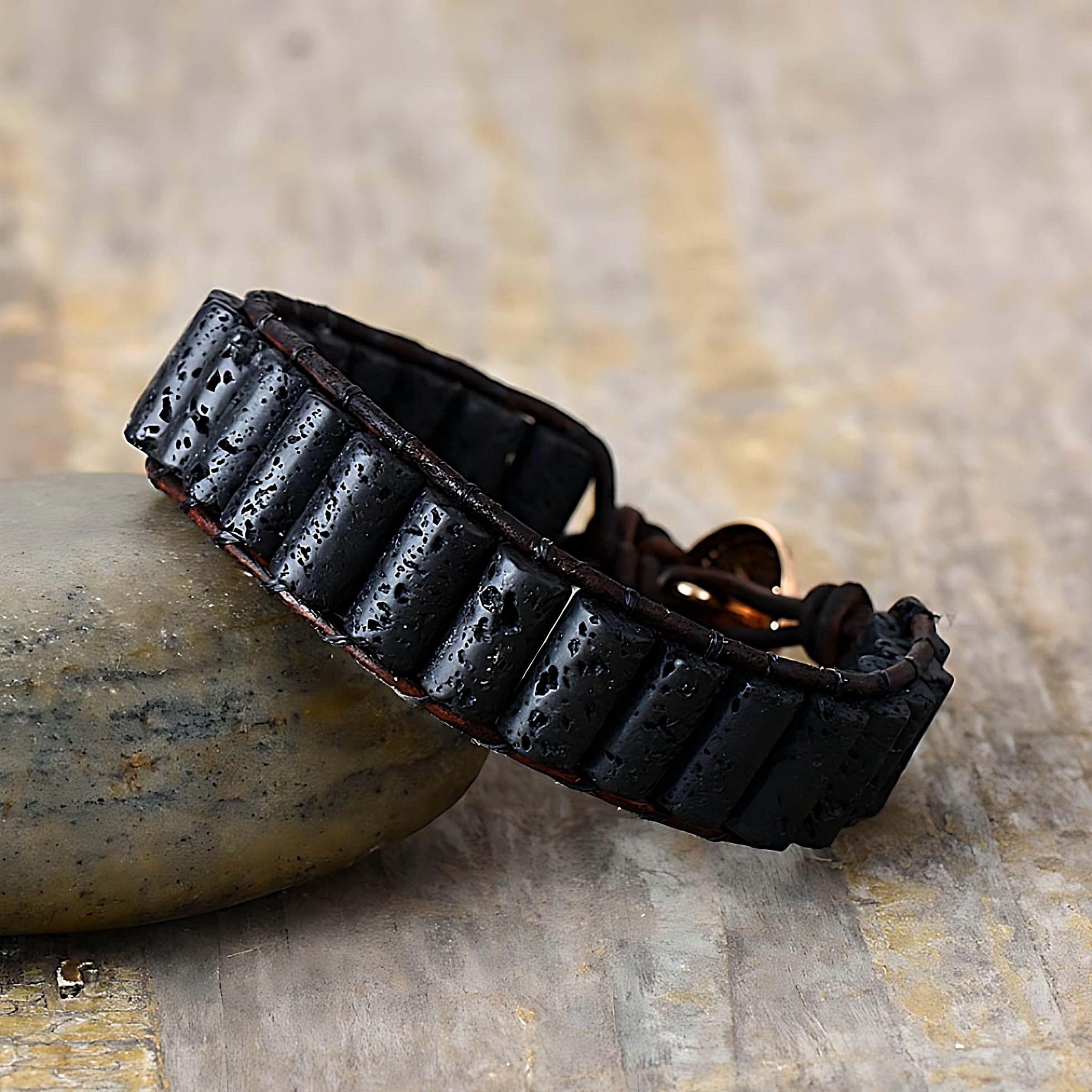 Lava Rock Bracelet